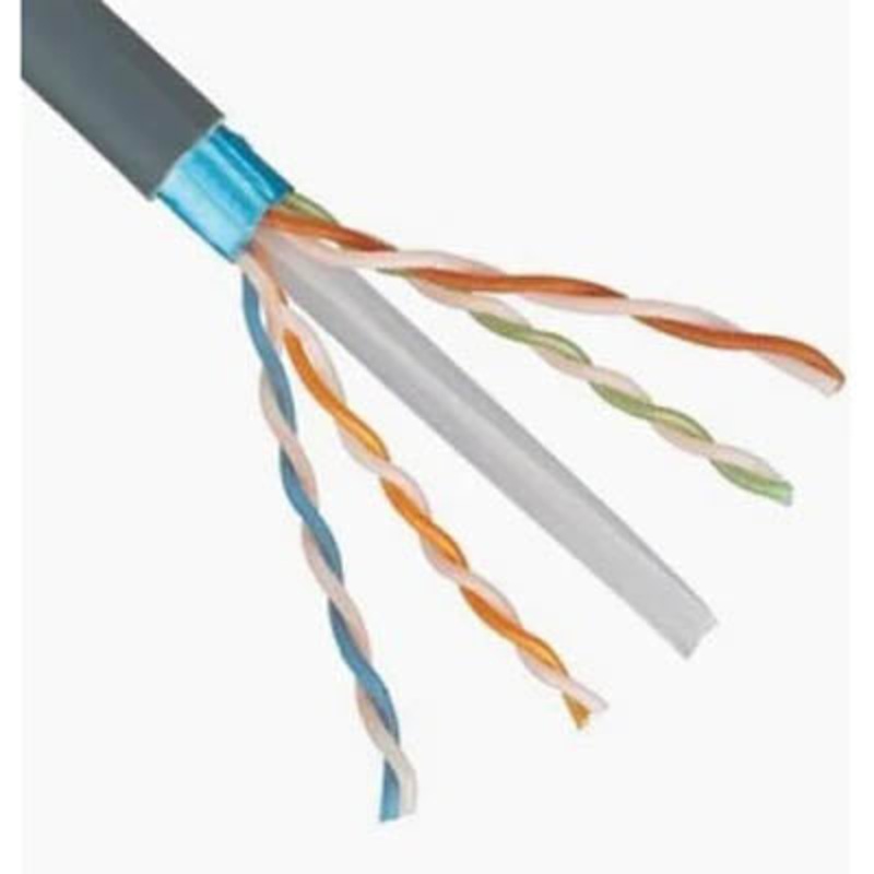 101003GY – CABLE CAT6 STR SHL GRY 1000FT CMX 4P/26AWG