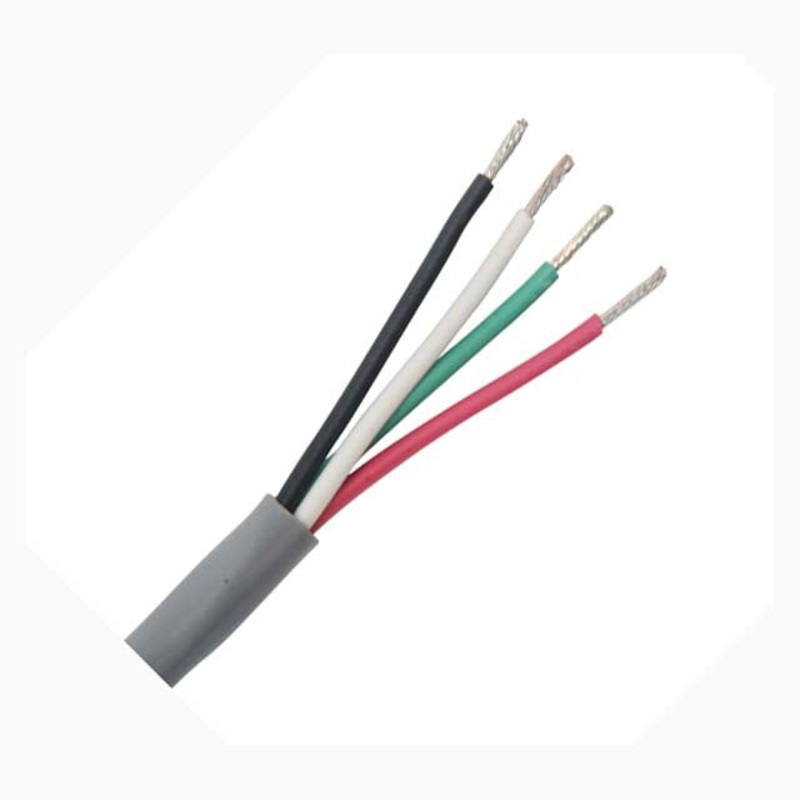 6101804TFT4 – CABLE 4C 18AWG STR UNSH 75METER FT4 600V 105C GREY