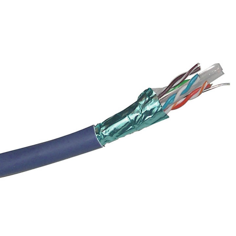 6UB234STPL10 – CABLE CAT6 FT6 SOL BLU 500FT SH STP 4P/23AWG 10GIG