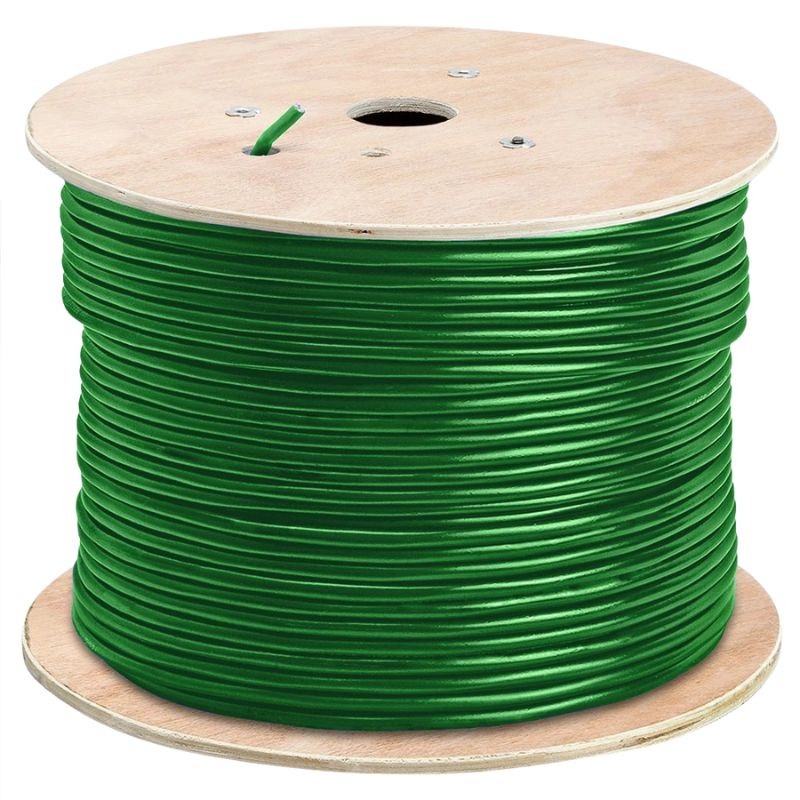 BC-CAT6AUT-GN – CABLE CAT6A ULTRATHIN FT4 STR GRN 1000FT 4P/28AWG SPOOL 10GIG