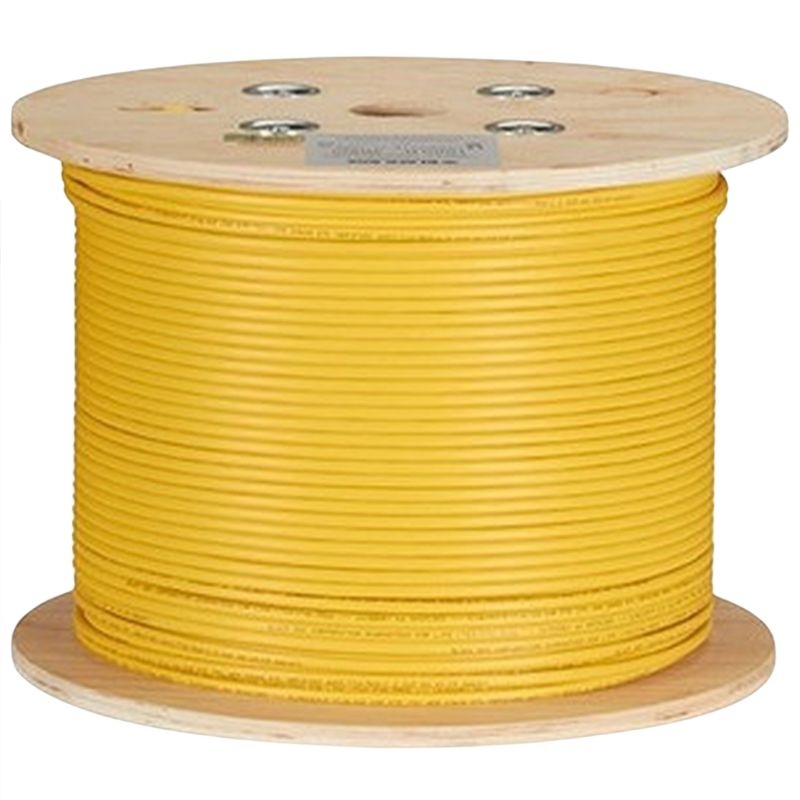 BC-CAT6AUT-Y – CABLE CAT6A ULTRATHIN FT4 STR YEL 1000FT 4P/28AWG SPOOL 10GIG