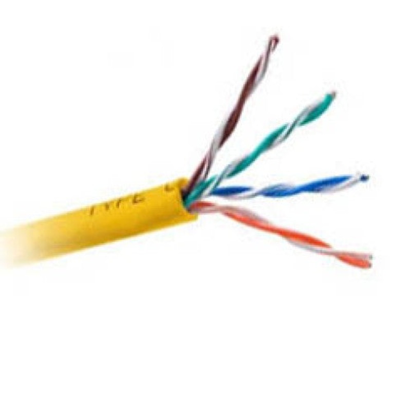 C6-207-4P-YW – CABLE CAT6 FT4 STR YEL 1000FT