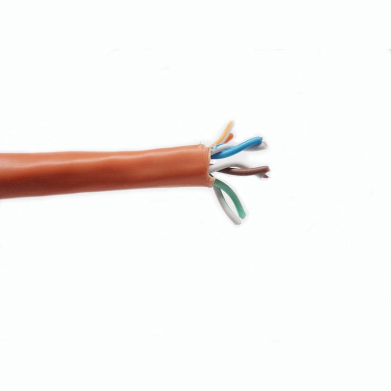 E-207-4P-C5-ORG – CABLE CAT5E CM STR ORG 1000FT UTP 4P/24AWG 350MHZ