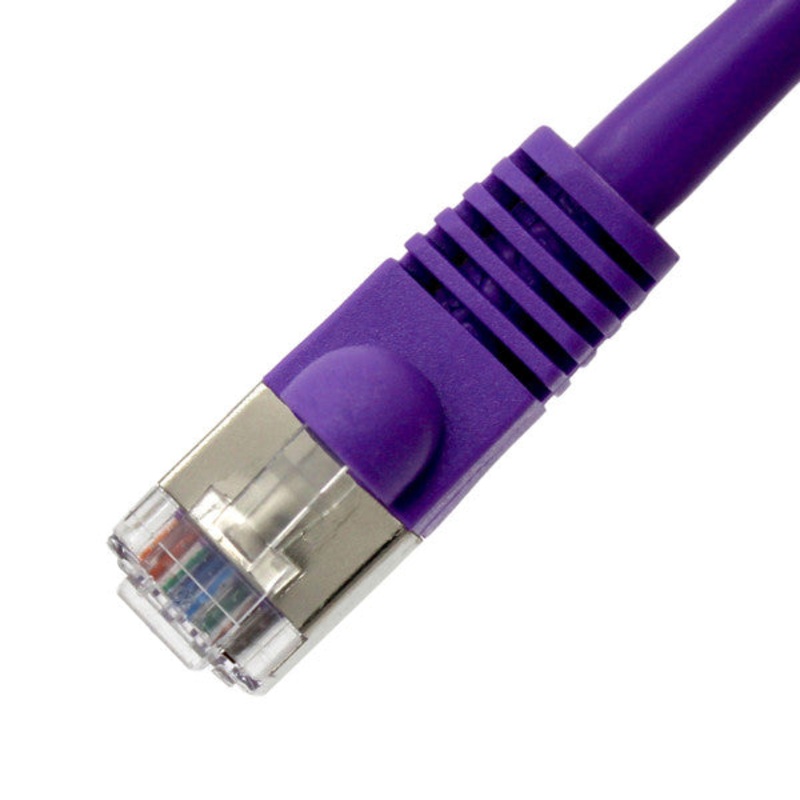 PC-6001P – PATCH CORD CAT6 PURPLE 1FT snagless boot