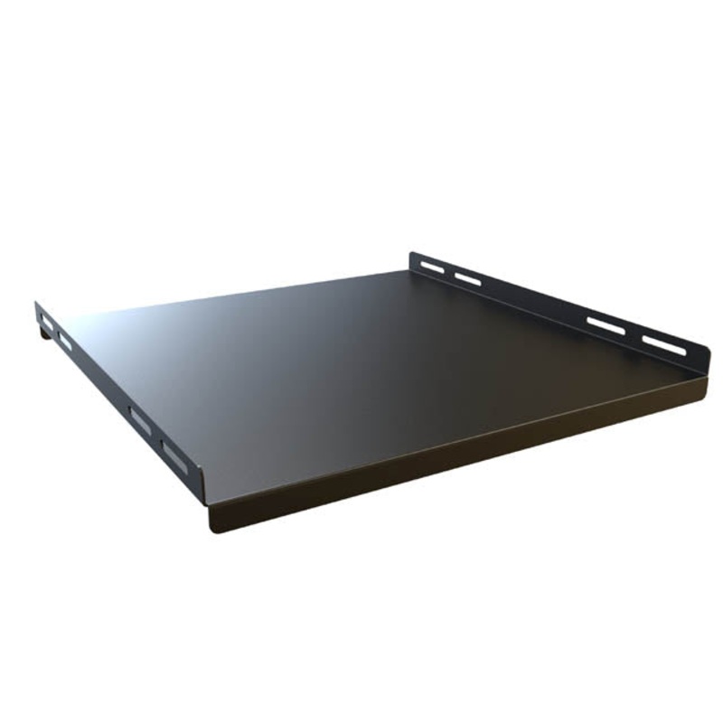 RFVS1921BK1 – RACK CABINET FIXED SHELF 1.9(H)X 17.75(W)X21IN(D) FLANGED DOWN