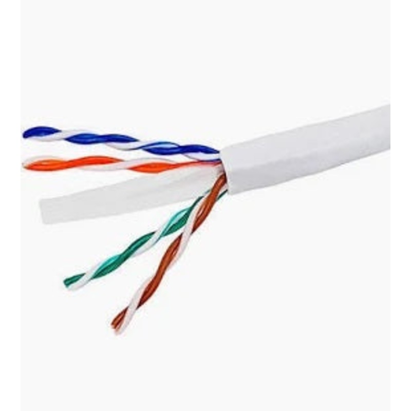 S-207-C6-WHT – CABLE CAT6 STR SHLD CM WHITE 1000FT 4PR/26AWG S/FTP