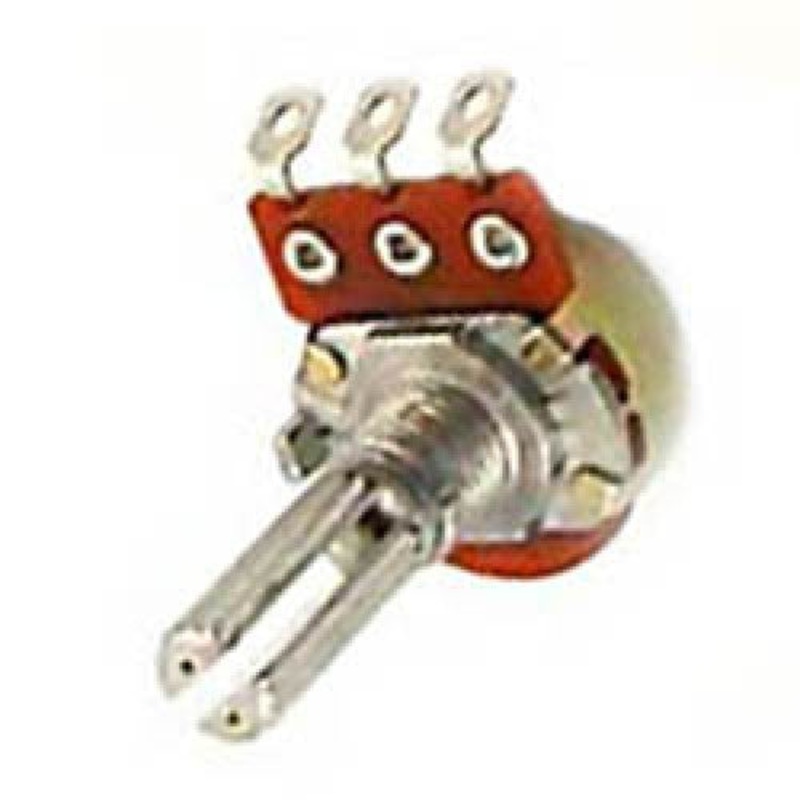 01836 – POT LIN 500R 1/4IN RND 16MM SOL SPLIT KNURL SHAFT