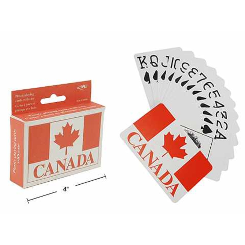 62135 – CANADA SOUVENIR FLAG PLAYING CARD PLASTIC