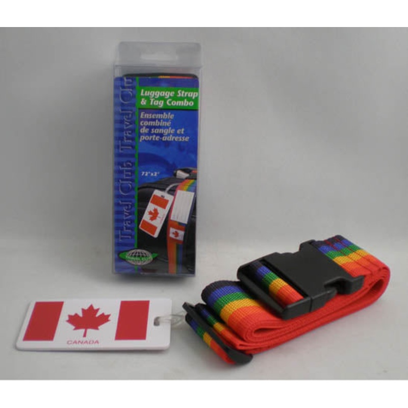 85-647 – LUGGAGE STRAP AND TAG COMBO 72 X 2 INCH