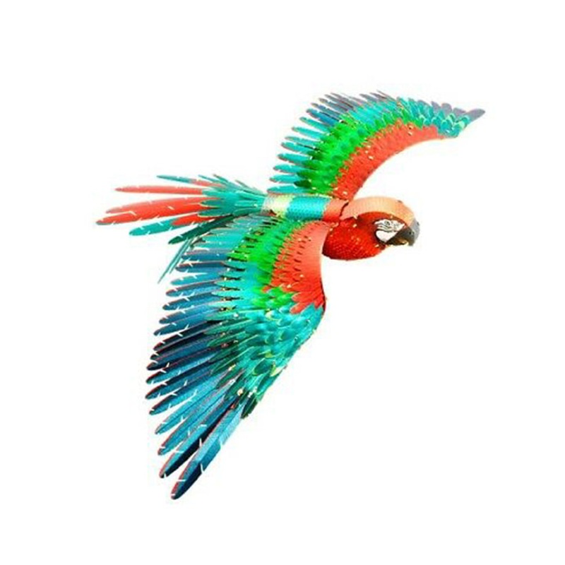 ICX118 – PARROT-JUBILEE MACAW METAL EARTH 2-SHEET MODEL KIT