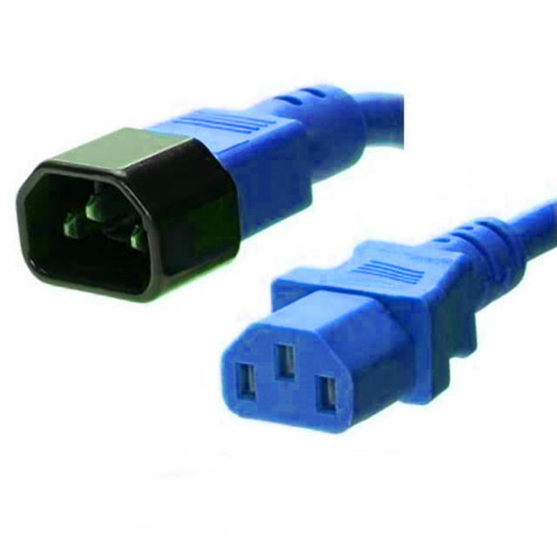 0419-2M-BLU – JUMPER CORD 3/18 6.7FT RND BLU SJT C14 TO C13 FT2 105C