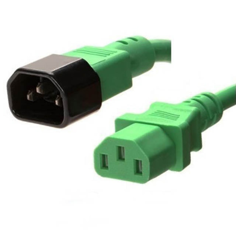 0419-2M-GRN – JUMPER CORD 3/18 6.7FT RND GREEN SJT