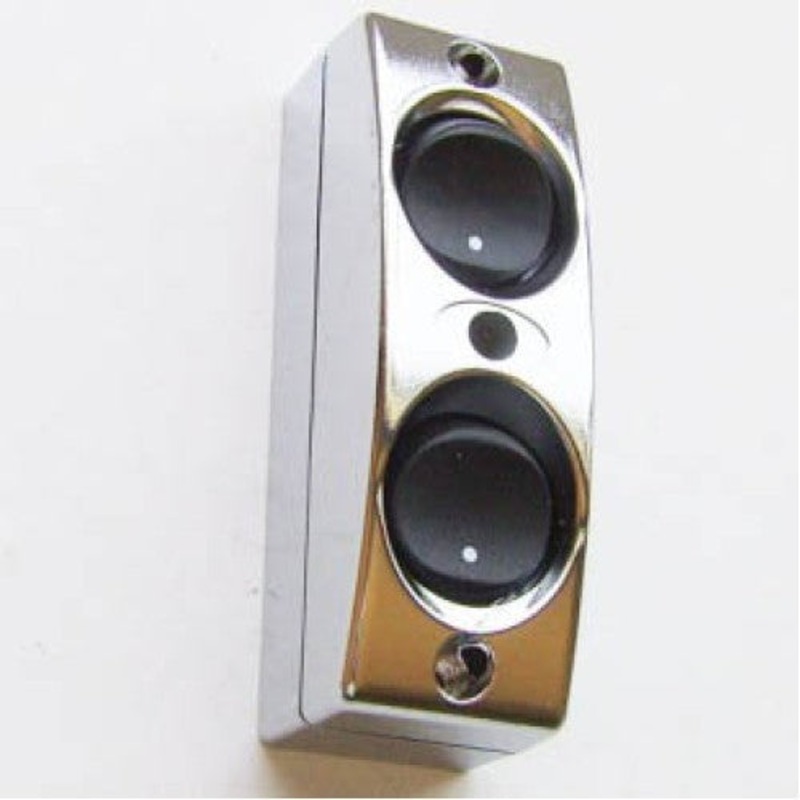 1101-CH – ROCKER SWITCH DUAL ON/OFF OR ON/ON CHROME INTERIOR LIGHT SWIT
