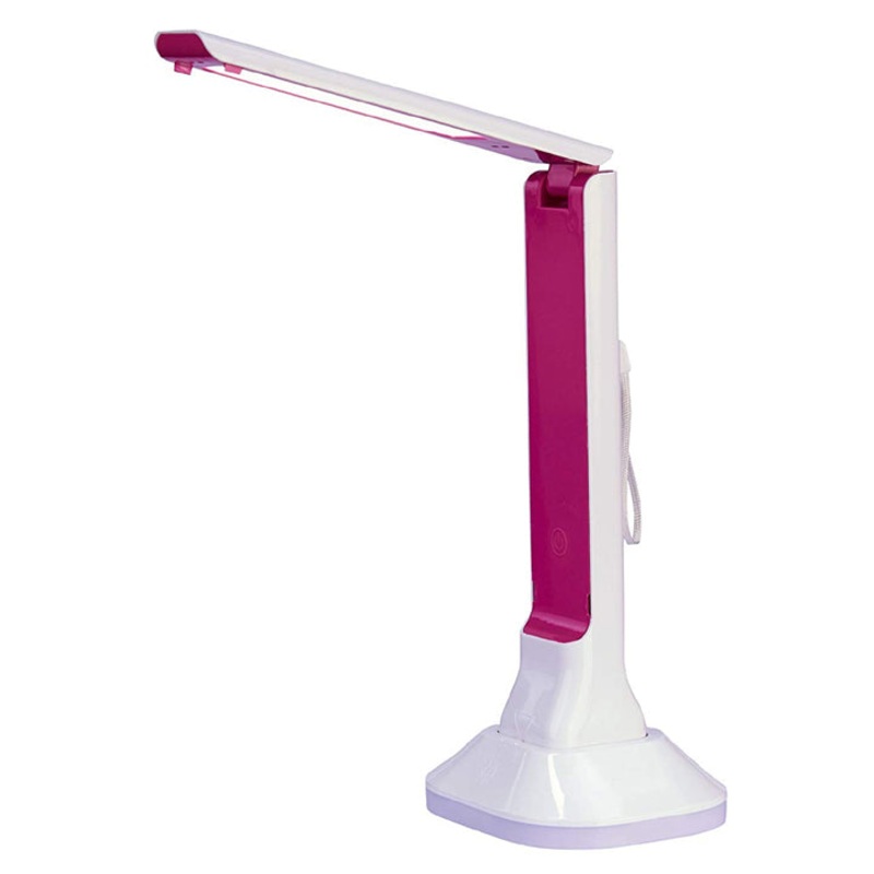 20100-001 – TABLE LAMP LED MULTI-FUNCTIONAL 3 IN 1 DIMMER PINK BASE
