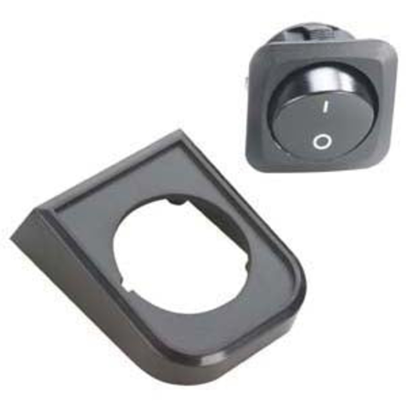 2750730 – ROCKER SWITCH 1P1T 25A ON-OFF 12VDC QT 25MM DIA BLK RND PANEL