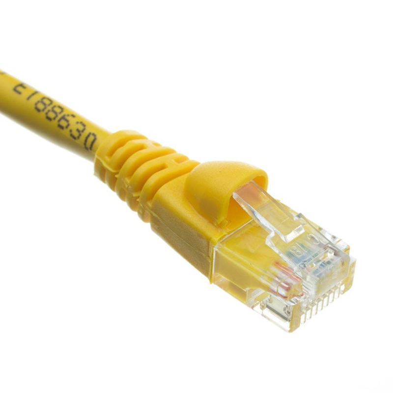 47251YL-15 – PATCH CORD CAT6 YEL 15FT SNAGLESS BOOT
