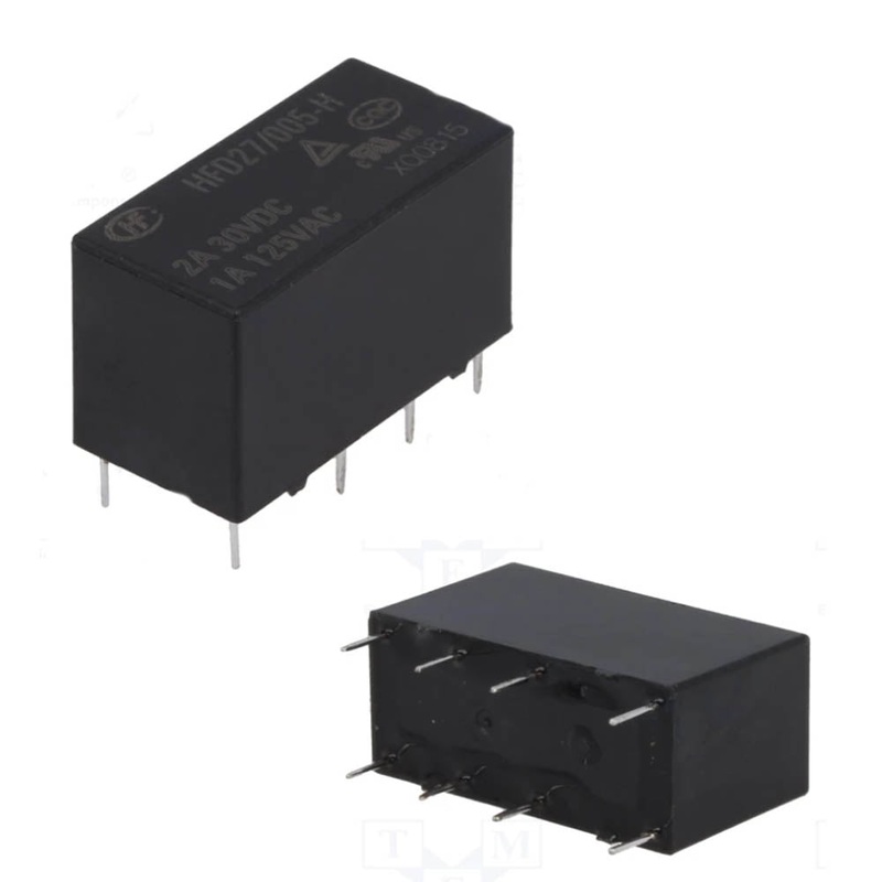 50-430-1 – RELAY DC 5V 2P2T 1A 8P PCMT 1A/3VDC 1A/12VAC