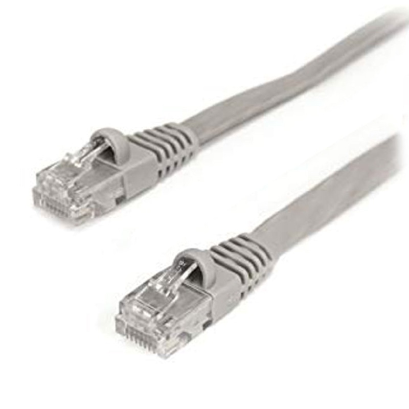 871-2879 – PATCH CORD CAT5E GRY 25FT FLAT SNAGLESS BOOT