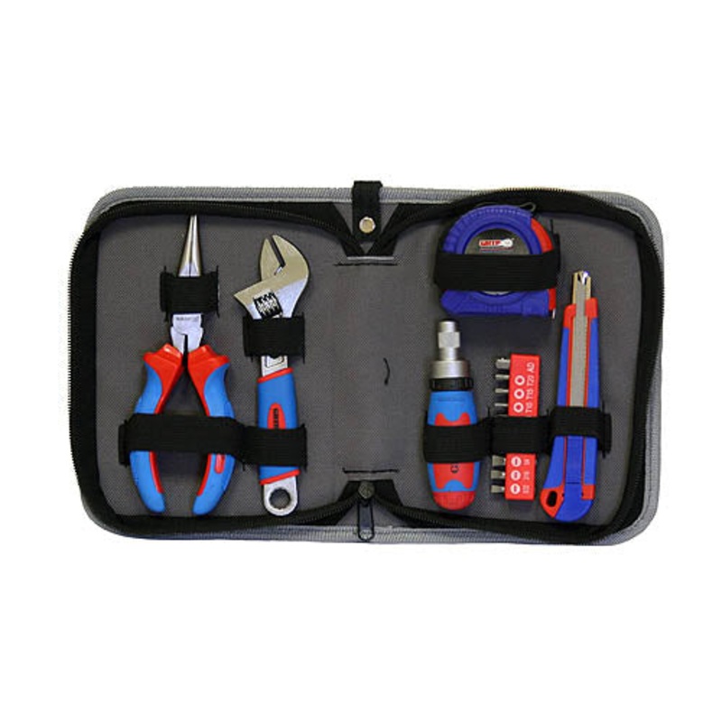 96016 – TOOL KIT 16PC/SET PLIER WRENCH T/MEASURE KNIFE S/DRIVER