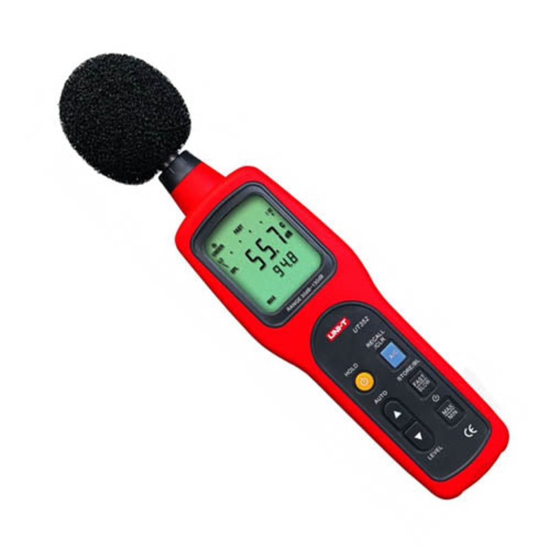 UT352 – SOUND LEVEL METER 30-130DB DIGIT FREQUENCY 31.5HZ TO 8000HZ