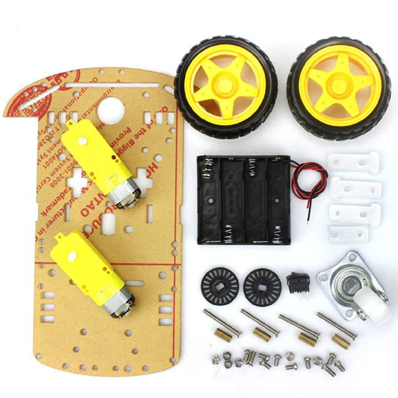 03541 – 2 WHEEL DRIVE MOTOR CHASSIS BATTERY BOX KIT FOR ARDUINO