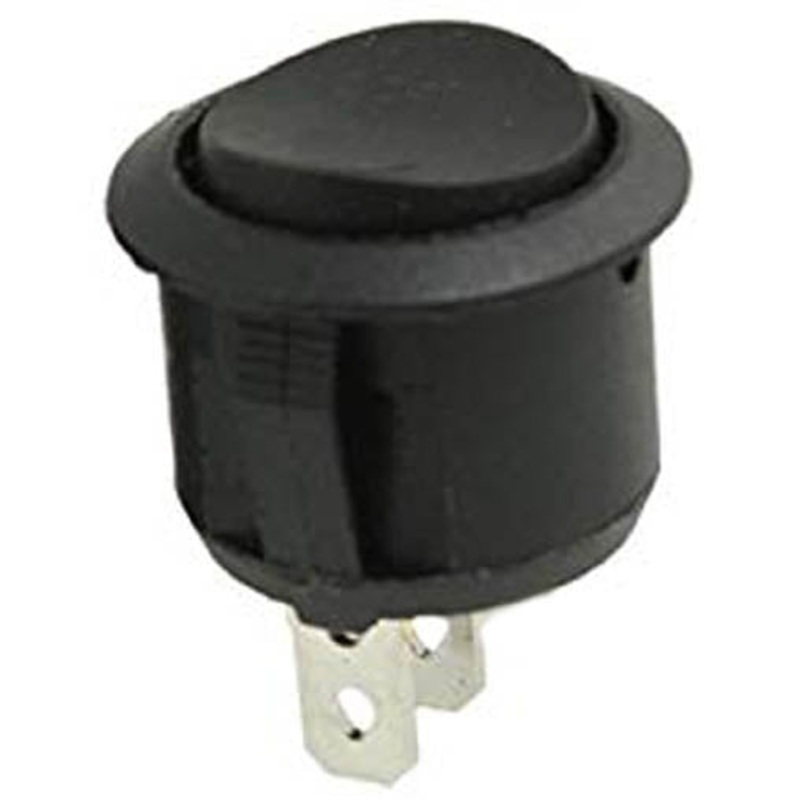 30-16072 – ROCKER SWITCH 1P2T 10A ON-OFF-ON 125VAC QT ROUND 19MM SNAP-IN