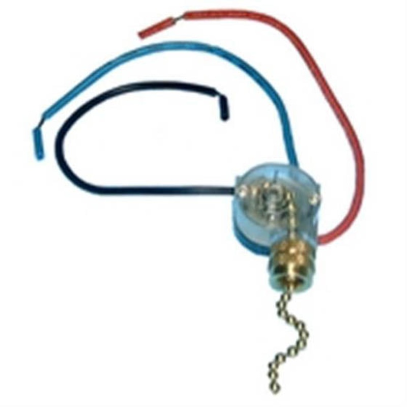 30-9158 – PULL CHAIN SWITCH 1P3T 6A 125V OFF-ON-ON-ON RND PLASTIC BODY