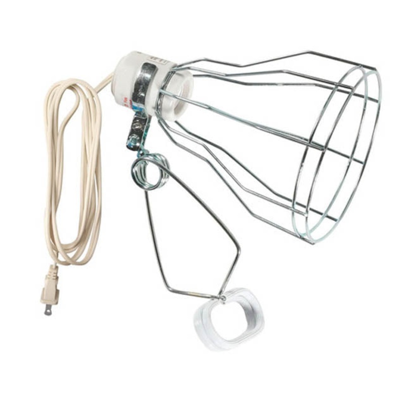 324SW – CLAMP LIGHT WITH BULB PROTECTOR 150W 6FT GROUNDED CORD
