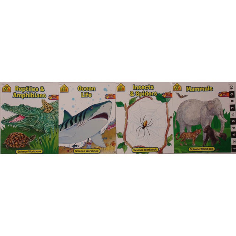 63450 – SCIENCE WORKBOOKS ASSORTED