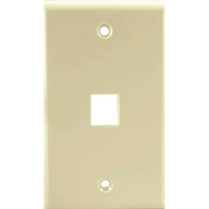 89-741IV – WALL PLATE 1PORT IVORY