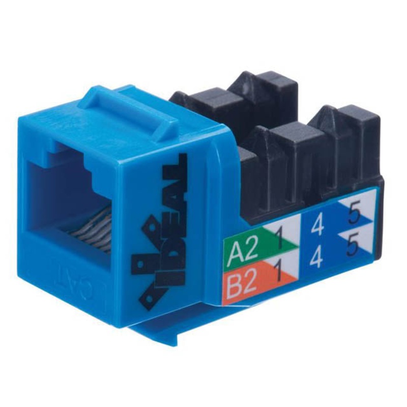 89-760BU – KEYSTONE JACK CAT6 BLU 110
