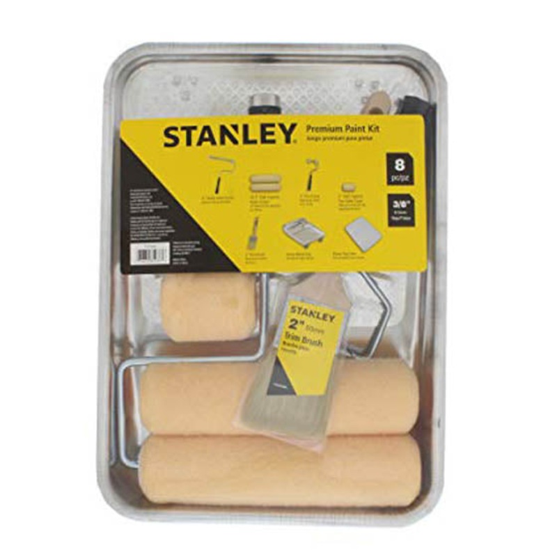 PTST03508 – PAINT KIT PREMIUM 8PC/SET ROLLER FRAME/COVER BRUSH TRAY LINER