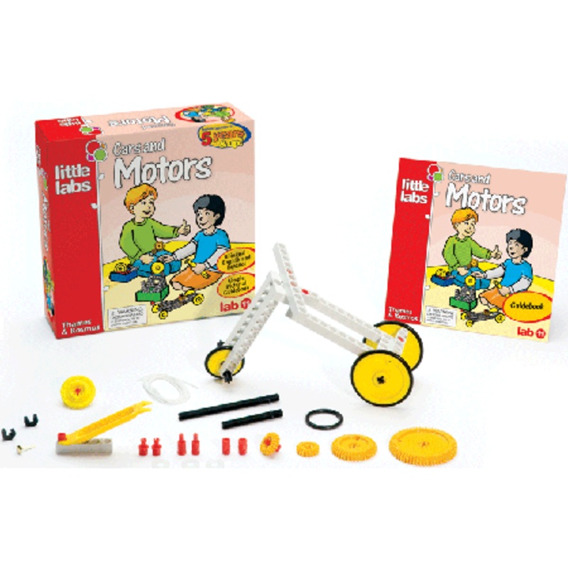THK606213 – LITTLE LABS:CARS AND MOTORS EXPERIMENT WITH WHEELS AND GEARS