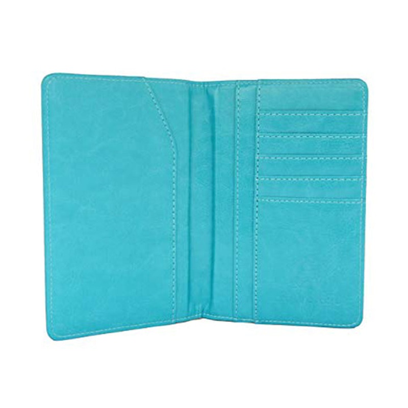 TR1240BL – PASSPORT HOLDER LEATHER BLUE
