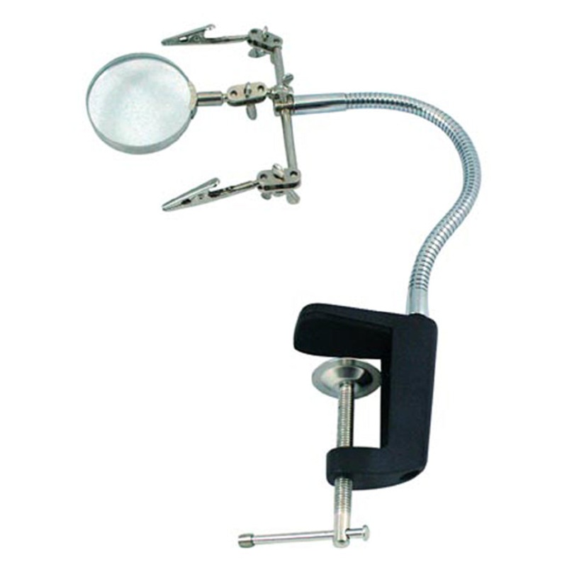 VTHH5 – HELPING HAND W/MAGNIFIER – CLAMP