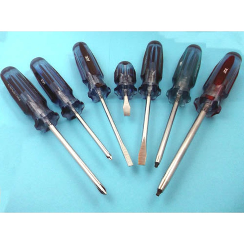 71263 – SCREWDRIVER SET 7PCS SLOT 3PCS PHILIPS/ROBERTSON 2PCS
