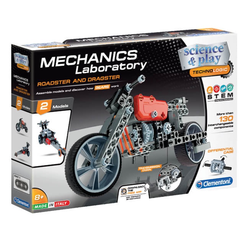 75030 – ROADSTER AND DRAGSTER-MECHANICS LABORATORY 130+ PARTS