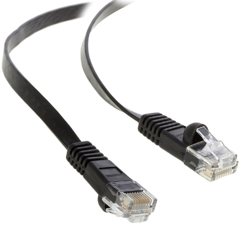 AHHM-1132A – PATCH CORD CAT6 BLK 20FT FLAT SNAGLESS BOOT