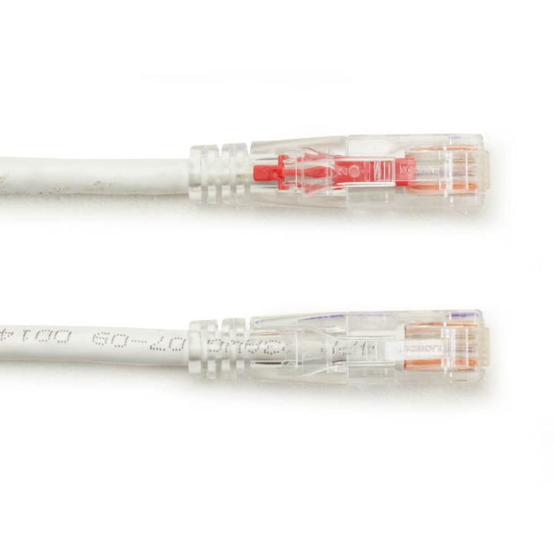 LUTP-4P5-3WHI – PATCH CORD CAT5E WHITE 3FT LOCKABLE CABLE