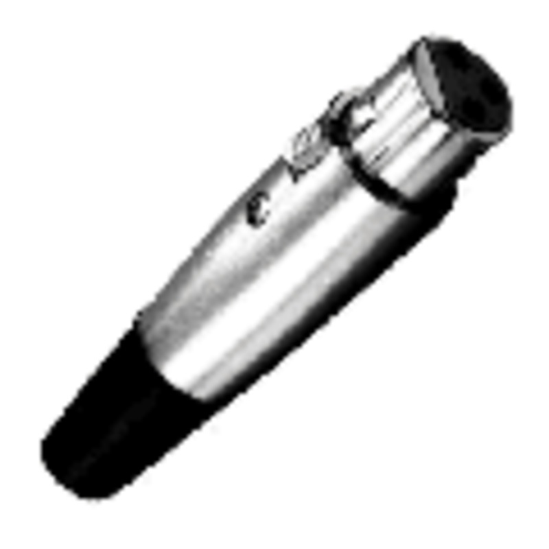 MC1004S – XLR 3JK INLINE TIN SOL LOCK MET METAL
