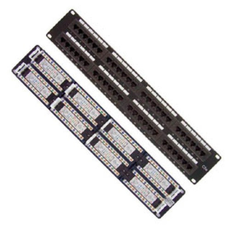 P48T-K11-CEC BK – PATCH PANEL 48PORT CAT5E BLK