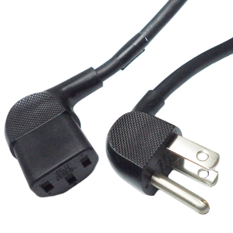 PYEK-1551 – INST CORD 3/18 9.5FT RND BLK SVT RA PL AND SKT PL 5-15P TO FEM C13
