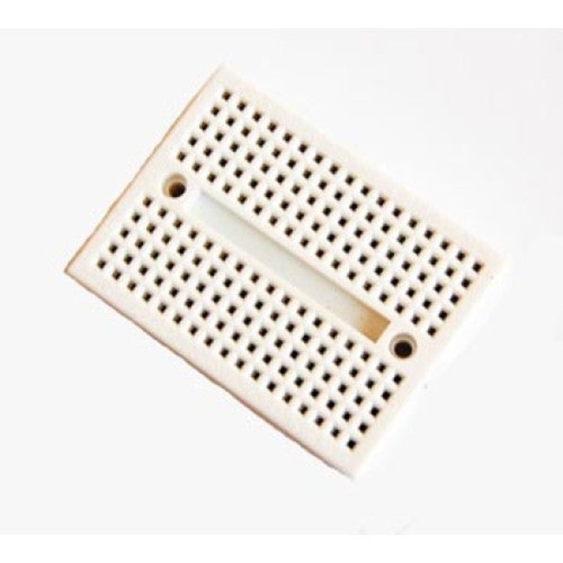 0108 – BREADBOARD 2 STRIP 1.8X1.4IN 170 TIE POINTS WHITE