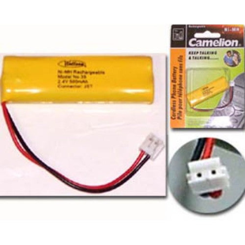 35 – BATTERY NI-MH 2XAAAA 500MH 2.4V WITH JST CONNECTOR