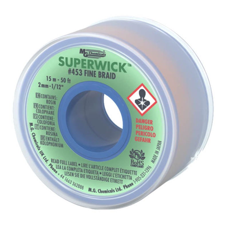 453 – SOLDER WICK #3 GREEN 50FT