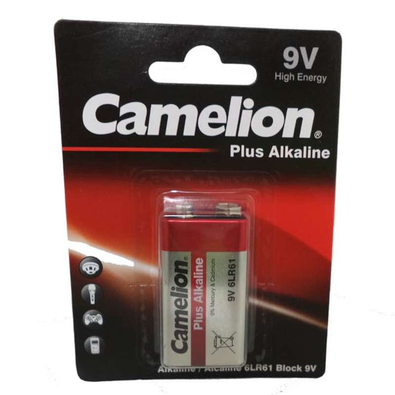 6LR61/9V – BATTERY ALKALINE 9V