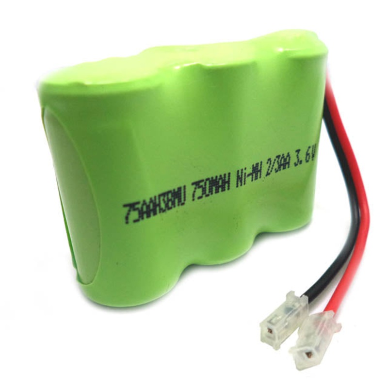 75AAH3BMU – BATTERY NI-MH 3X2/3AA 750MA 3.6V UNIVERSAL CONN