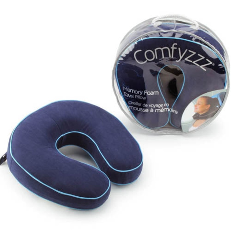 85-6642 – TRAVEL PILLOW MEMORY FOAM ASSORTED COLORS