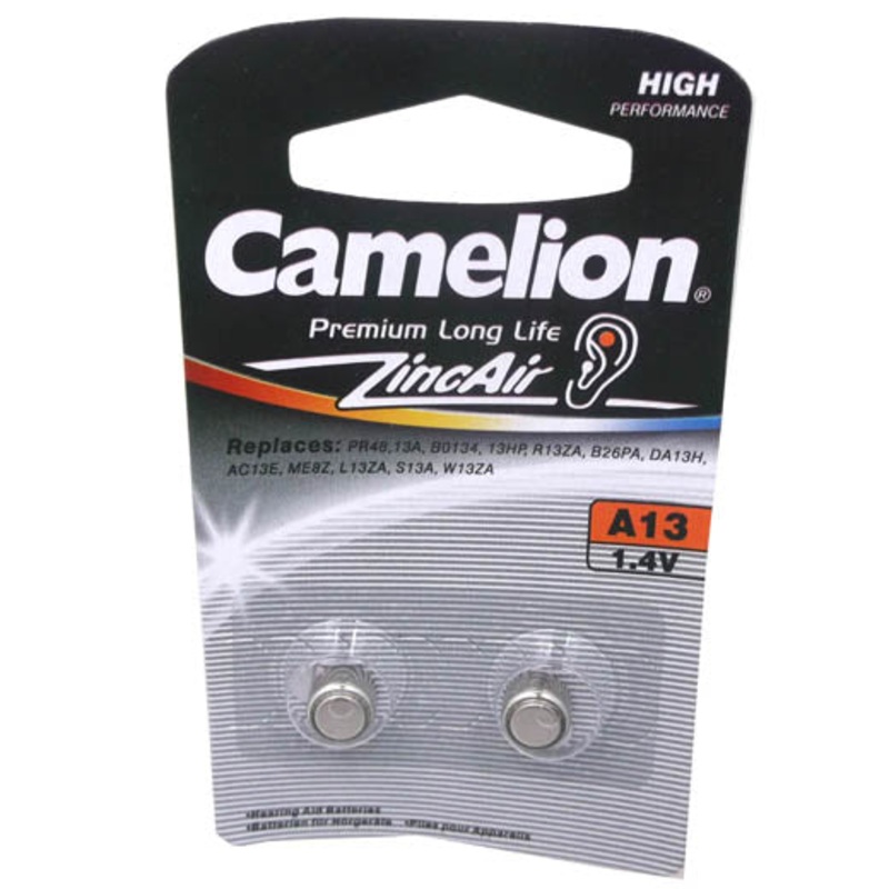 A13 – BATTERY ZINC AIR 1.4V A13 HEARING AID