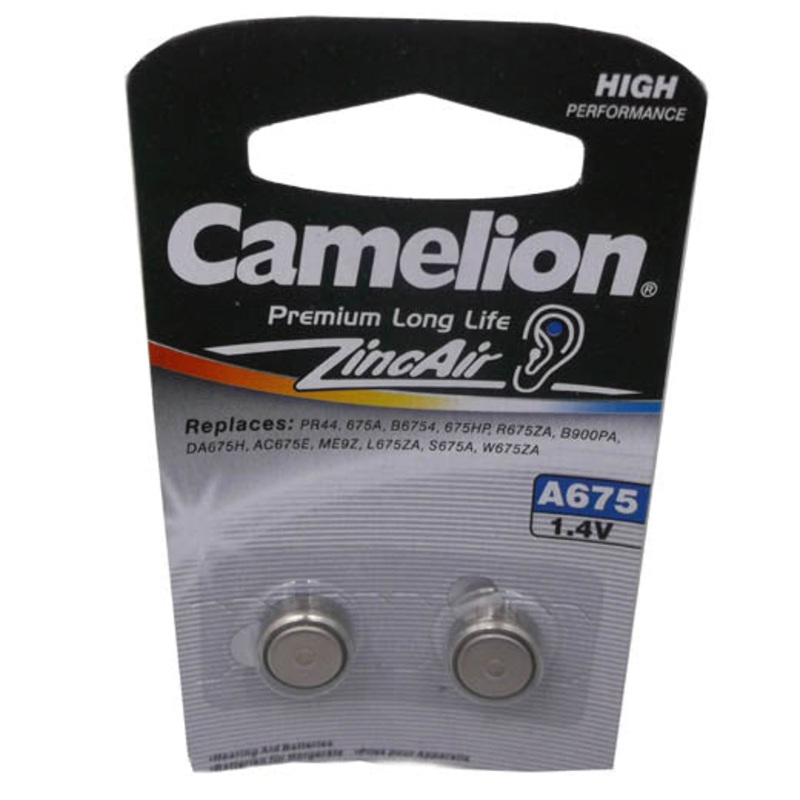 A675-BP2 – BATTERY ZINC AIR A675 1.4V HEARING AID